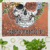 Veerkracht Vasthoudendheid Unyelding Spirit Bevest Theedoek (Gevouwen)