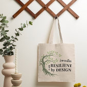 VEERKRACHTIG DOOR ONTWERP INSPIREREND TOTE BAG