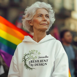 VEERKRACHTIG DOOR ONTWERP Modern Verhogend Douane Hoodie