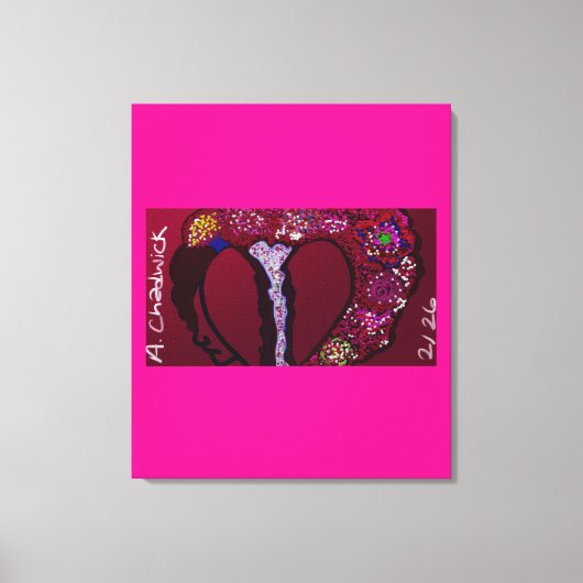 Veerkrachtig Hart  Canvas Afdruk (Voorkant)