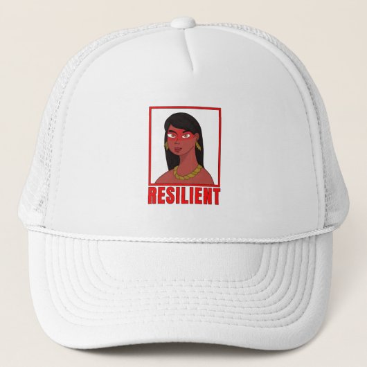 veerkrachtig trucker pet (Voorkant)