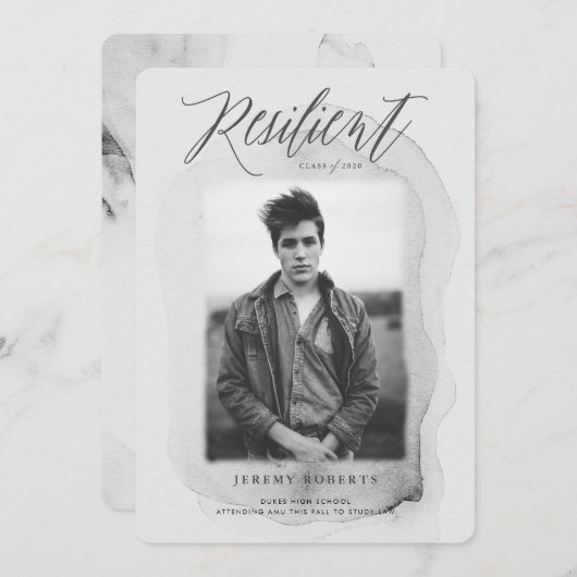 Veerkrachtige klasse van de Aankondiging van het A (Voorkant / Achterkant)