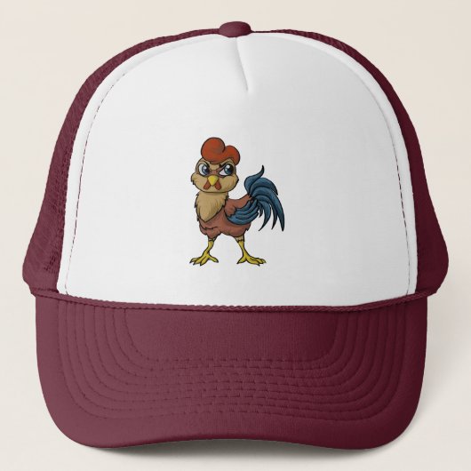 Veerkrachtige Rooster! Trucker Pet (Voorkant)