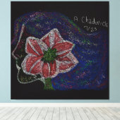 Veerkrachtige Vrouw Opgespannen Canvas Kunst (Insitu (Houten vloer))