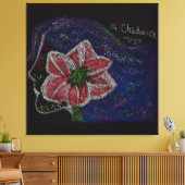 Veerkrachtige Vrouw Opgespannen Canvas Kunst (Insitu (Woonkamer))