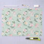 Veerlammeren en Rozen Afbeelding wissen Tissuepapier (Craft)