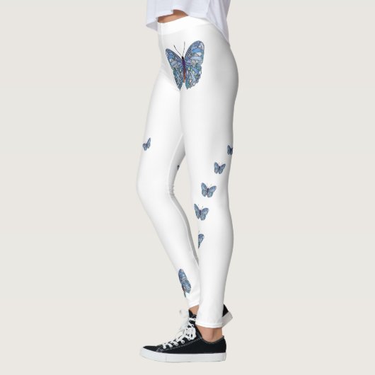 Veerlende vlinder afdrukken Leggings vrouwen (Links)