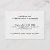 Veerling visitekaartje (Achterkant)