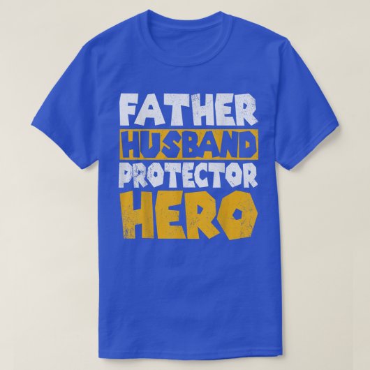 Veerman Husband Protector Hero Fathers Day T-shirt (Design voorkant)