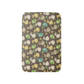 veerpatroon met oostereieren, vogels badmat (Voorkant Verticaal)