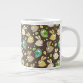 veerpatroon met oostereieren, vogels grote koffiekop (Rechts)