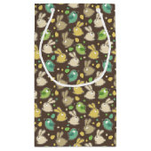 veerpatroon met oostereieren, vogels klein cadeauzakje (Achterkant)