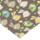 veerpatroon met oostereieren, vogels korte tafelloper (Hoek)