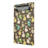 veerpatroon met oostereieren, vogels mini klembord (Angled2)