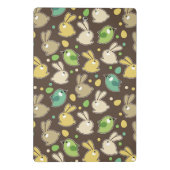 veerpatroon met oostereieren, vogels mini klembord (Achterkant)