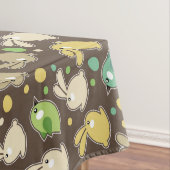 veerpatroon met oostereieren, vogels tafelkleed (Voorbeeld)