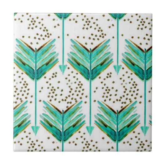 Veerpijlen Tegeltje (Voorkant)