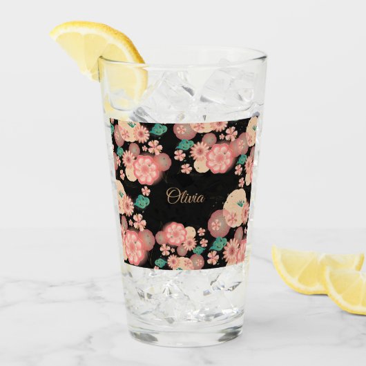 Veerpit bloemen Tuinboomdecoratie Boho Glas (Voorkant ijs)