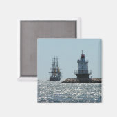 Veerpuntlicht Maine Magneet (Voorkant / Achterkant)