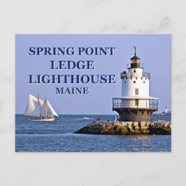 Veerpuntpaniekvuurtoren, Maine Briefkaart