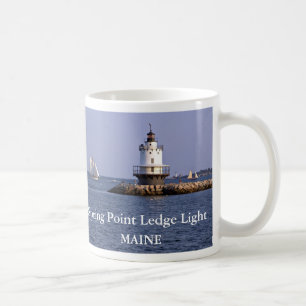 Veerpuntpaniekvuurtoren, Maine Koffiemok