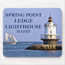 Veerpuntpaniekvuurtoren, Maine Mousepad Muismat