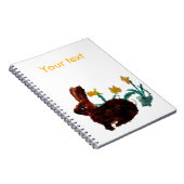 Veerschilderkonijn, aangepast notitieboek (Rechterzijde)