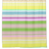 Veerschoeisel met gordijnband douchegordijn (Voorkant)