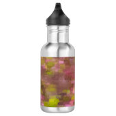 Veerseizoen Pinks Abstract Roestvrij Staal Water Waterfles (Rechts)