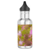 Veerseizoen Pinks Abstract Roestvrij Staal Water Waterfles (Links)