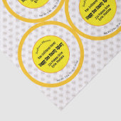 Veertien Jar-Top Honing Product Label Tissuepapier (Detail)