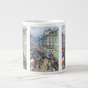 Veertien Juli, Rue Daunou door Childe Hassam Grote Koffiekop