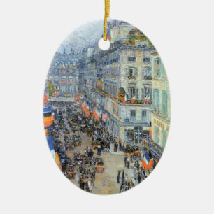 Veertien juli, Rue Daunou door Childe Hassam Keramisch Ornament