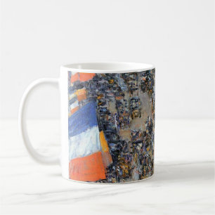 Veertien Juli, Rue Daunou door Childe Hassam Koffiemok