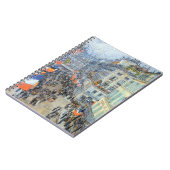 Veertien juli, Rue Daunou van Childe Hassam Notitieboek (Linkerzijde)