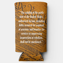 Veertiende amendement Staatsschuld Seltzer Blikjeskoeler