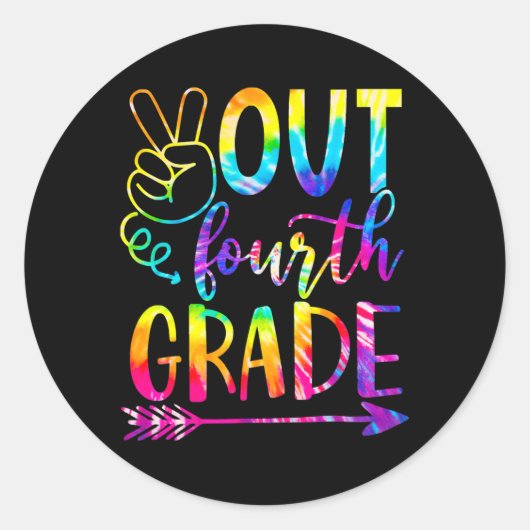 Veertiende graadmeter voor de vrede ronde sticker (Voorkant)