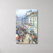 Veertiende juli, rue Daunou door Childe Hassam Canvas Afdruk (Voorkant)