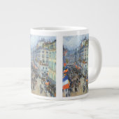 Veertiende juli, rue Daunou door Childe Hassam Grote Koffiekop (Voorkant rechts)