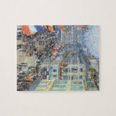 Veertiende juli, rue Daunou door Childe Hassam Legpuzzel (Horizontaal)