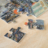 Veertiende juli, rue Daunou door Childe Hassam Legpuzzel (Zijkant)