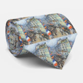 Veertiende juli, rue Daunou door Childe Hassam Stropdas (Opgerold)