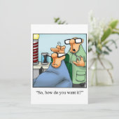 Veertiende verjaardag nodigt hem uit kaart (Staand voorkant)