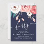 Veertiende verjaardag van de marine en Coral Kaart (Voorkant)