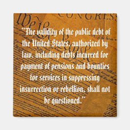 Veertiende wijziging van de overheidsschuld magneet