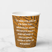 Veertiende wijziging van de overheidsschuld papieren bekers (Voorkant)