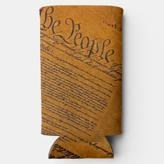 Veertiende wijziging van de overheidsschuld seltzer blikjeskoeler (Achterkant)