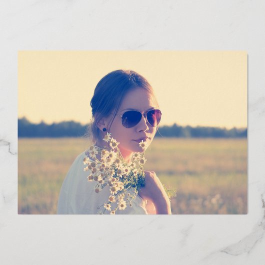 Veertig 40e verjaardag partij script zwart goud folie uitnodiging (Achterkant)