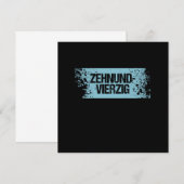 Veertig 50th Anniversary Gift Kaart (Voorkant / Achterkant)