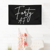 Veertig AF I - Verjaardagscadeau Spandoek (Insitu)